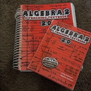 Algebra 2 Teaching Textbook Set-book and discs